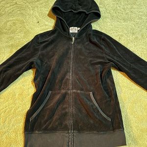 Juicy couture velvet zip up